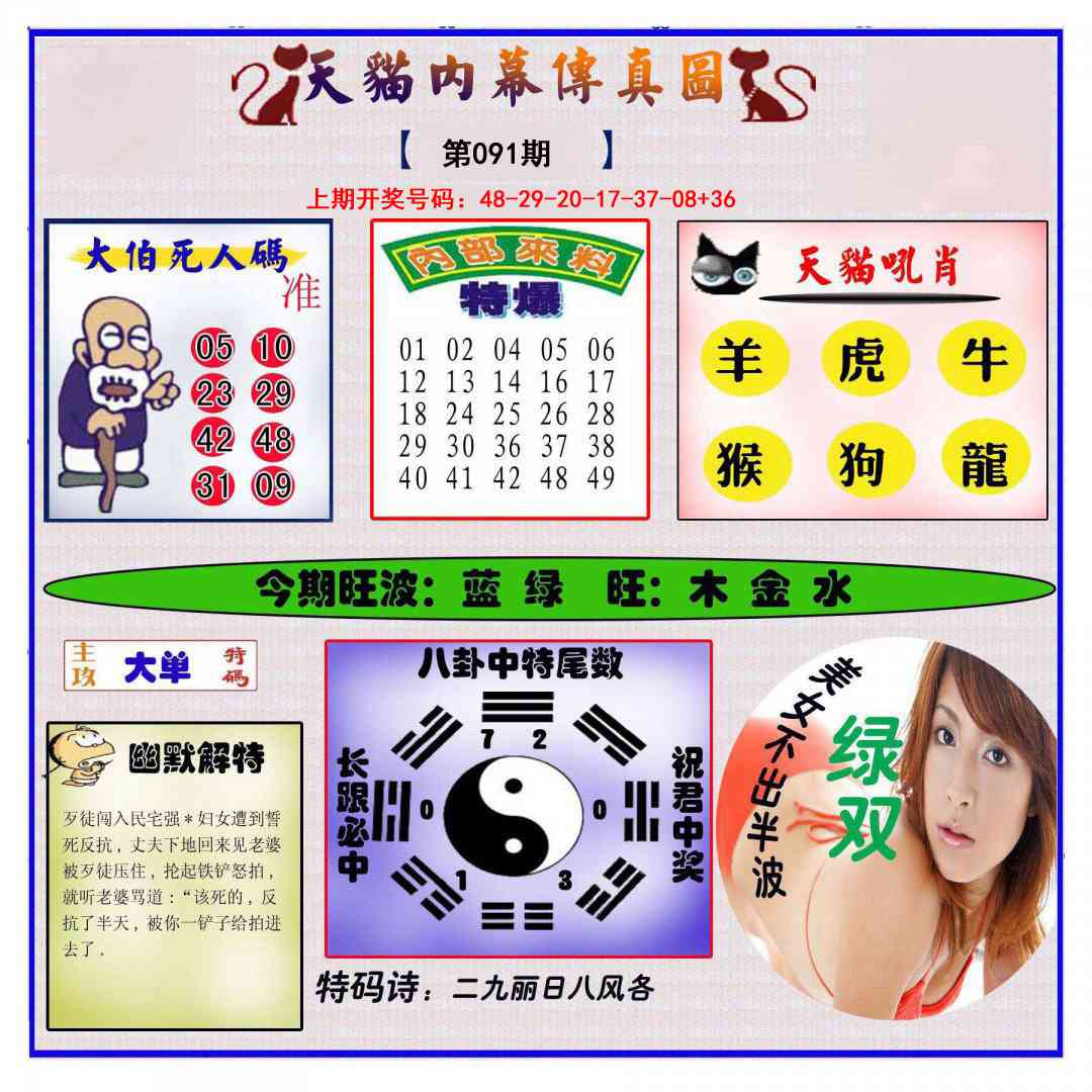 091期内幕传真图[图]